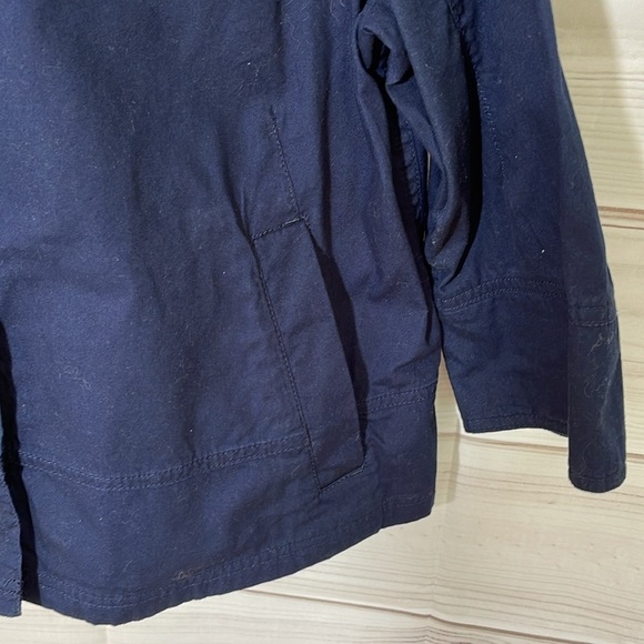 NWT Eddie Bauer Crop Jacket 3 Qtr Sleeve Atlantic Blue Size XXL - Picture 4 of 9